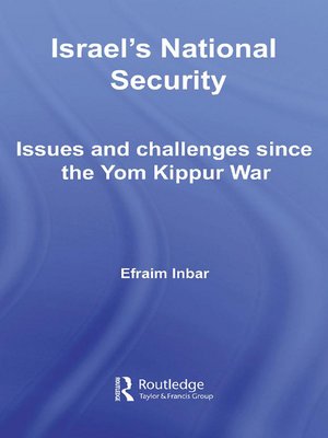 cover image of Israel's National Security